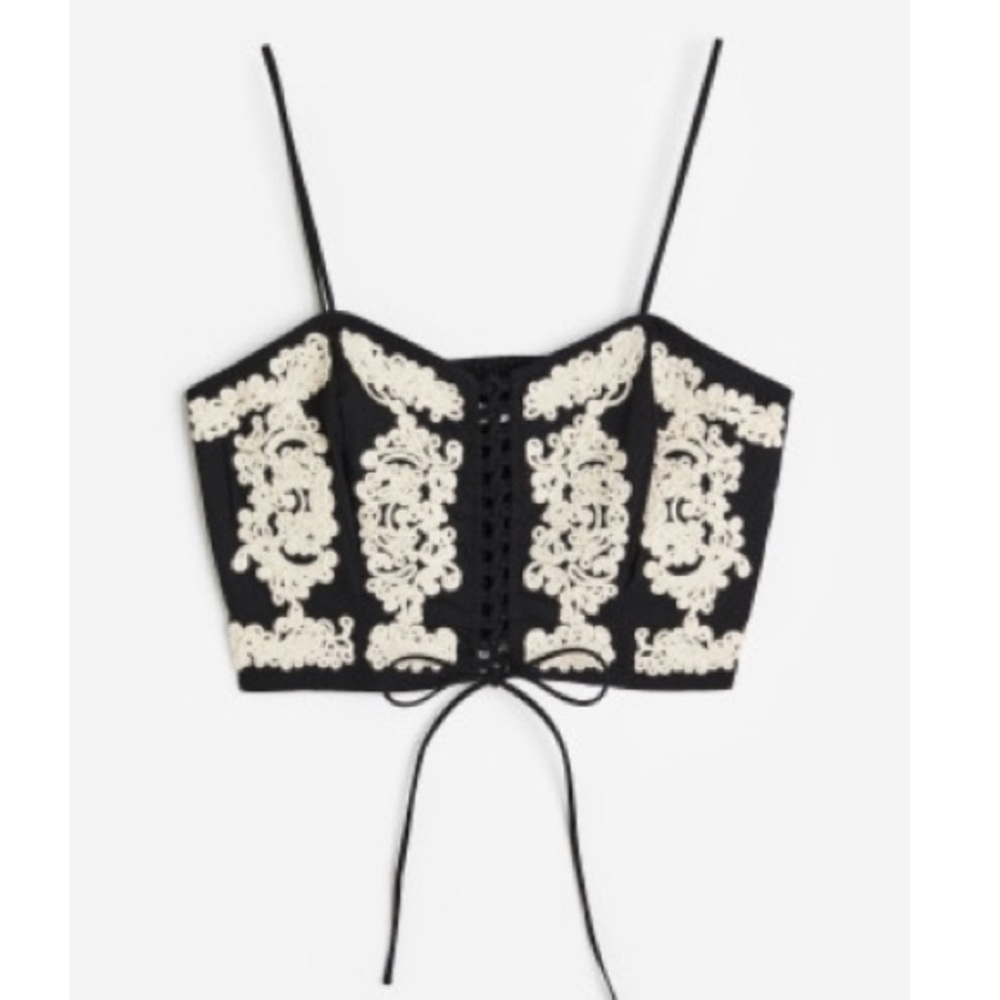 Embroidered top